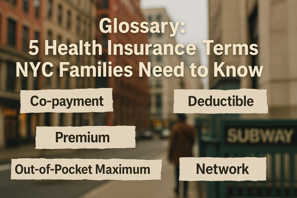 Understand your health insurance better. These 5 essential terms can help NYC families avoid costly mistakes and choose the right plan.