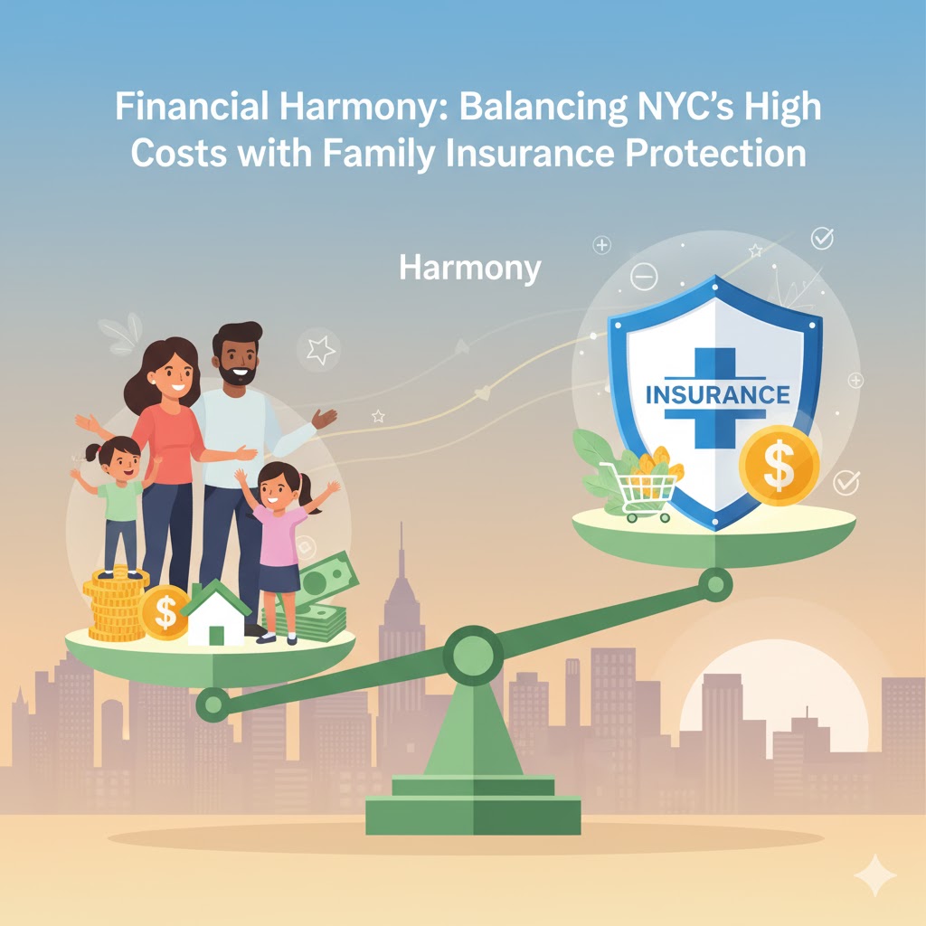 Financial Harmony: Balancing NYC’s High Costs with Family Insurance Protection